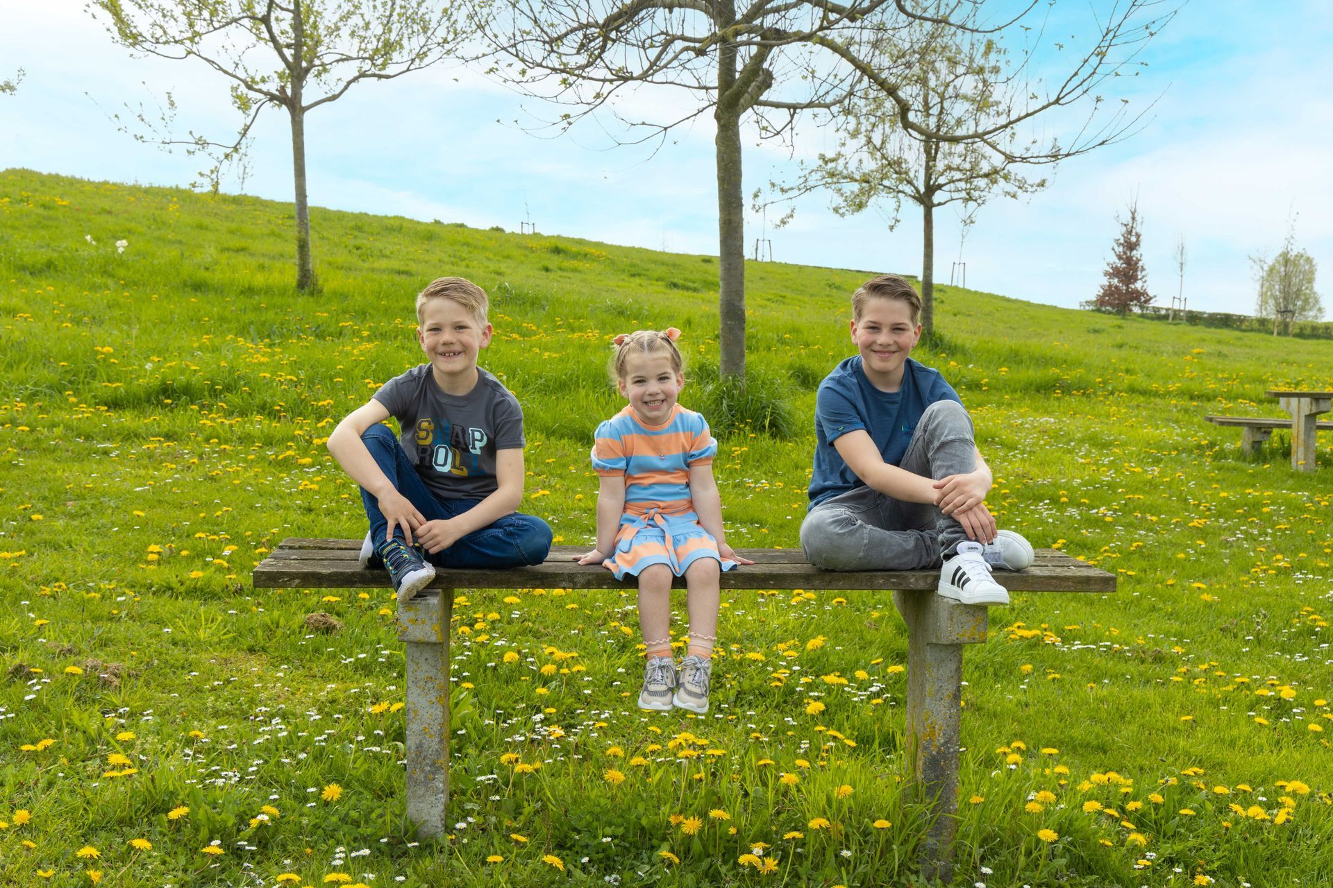 kinderen op de foto