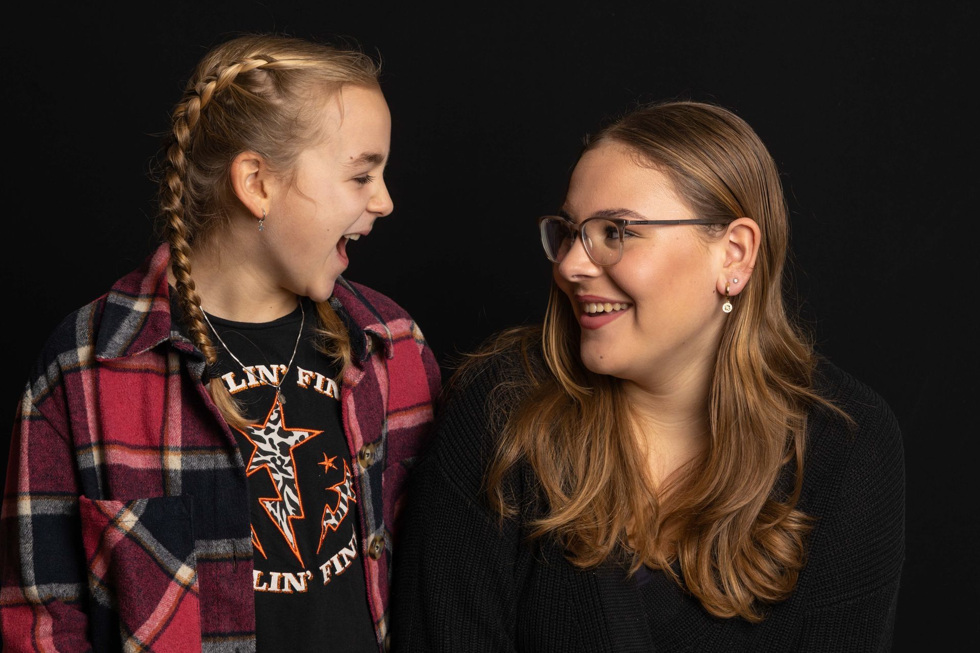 zussen op de foto
