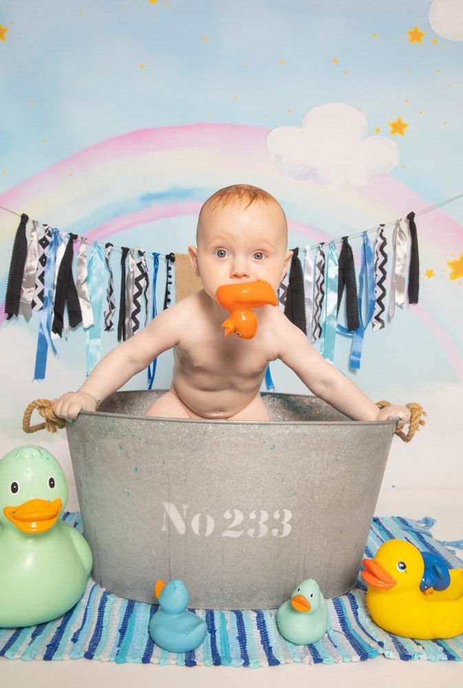 Cakesmash, 1 jaar, fotoshoot, taart, badje, thema, feest