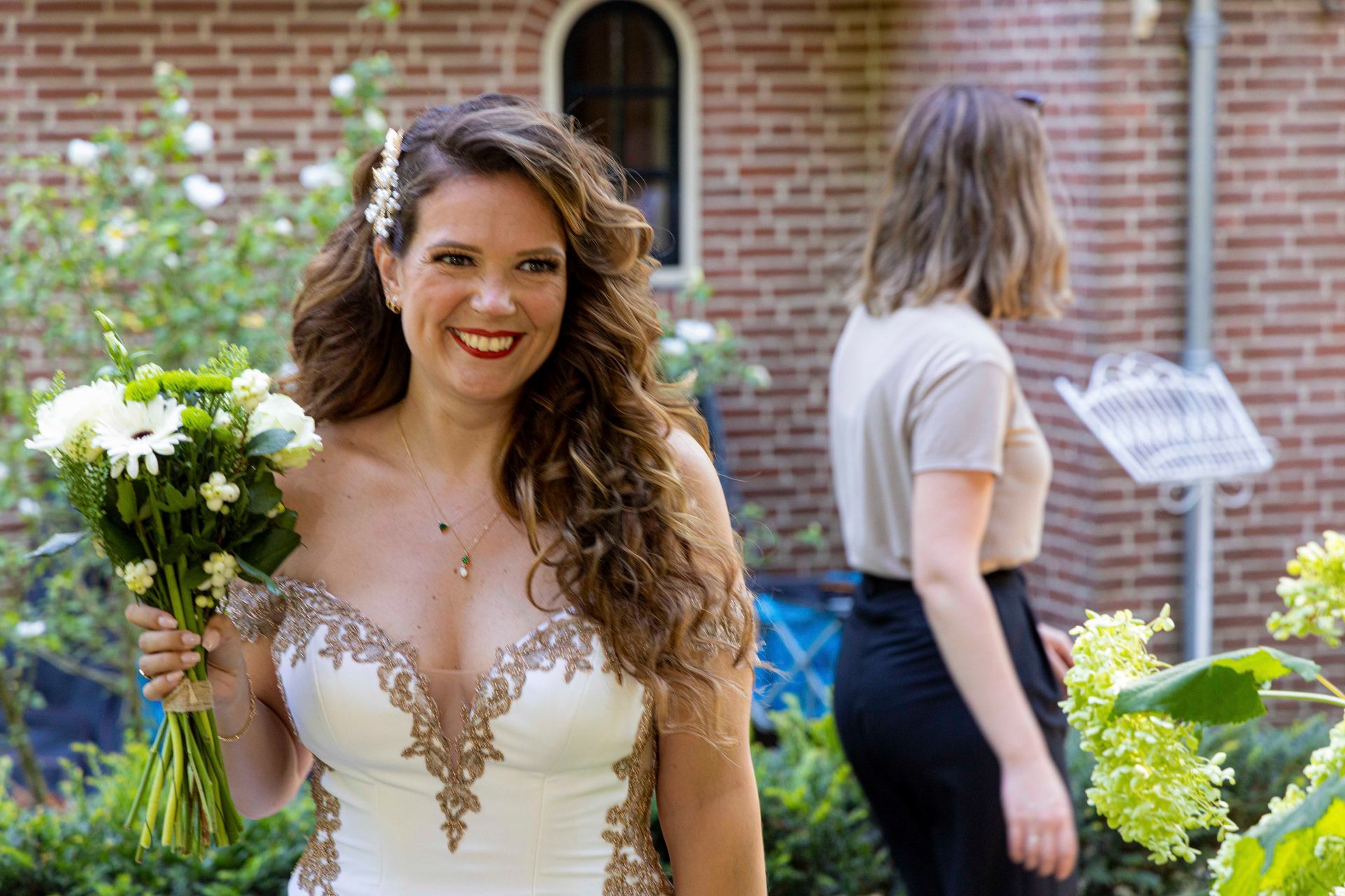 zeer enthousiaste vakvrouw tijden onze trouwdag Zeker een aanrader