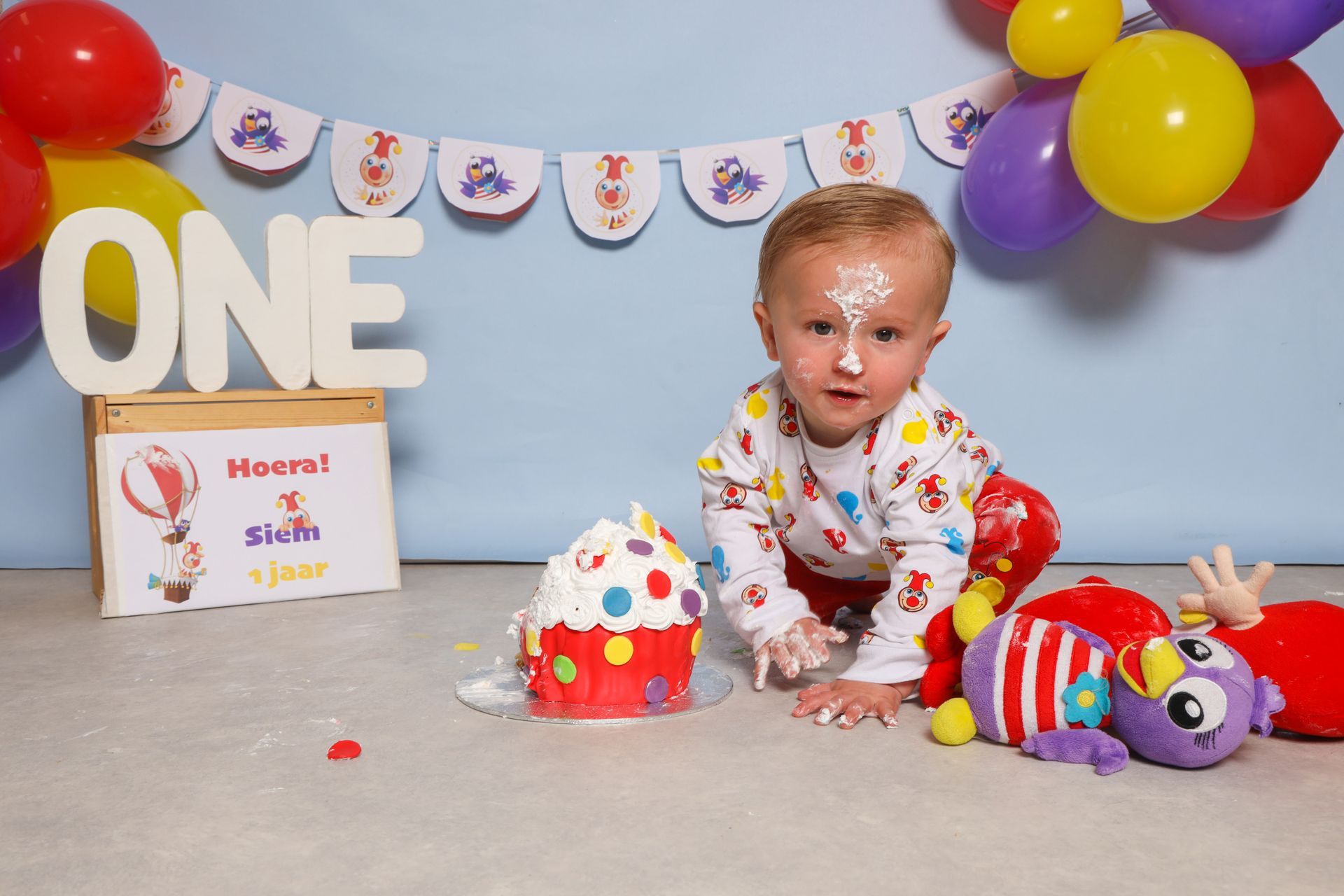Cakesmash fotoshoot Tiel, Efteling, Jokie en Jet thema