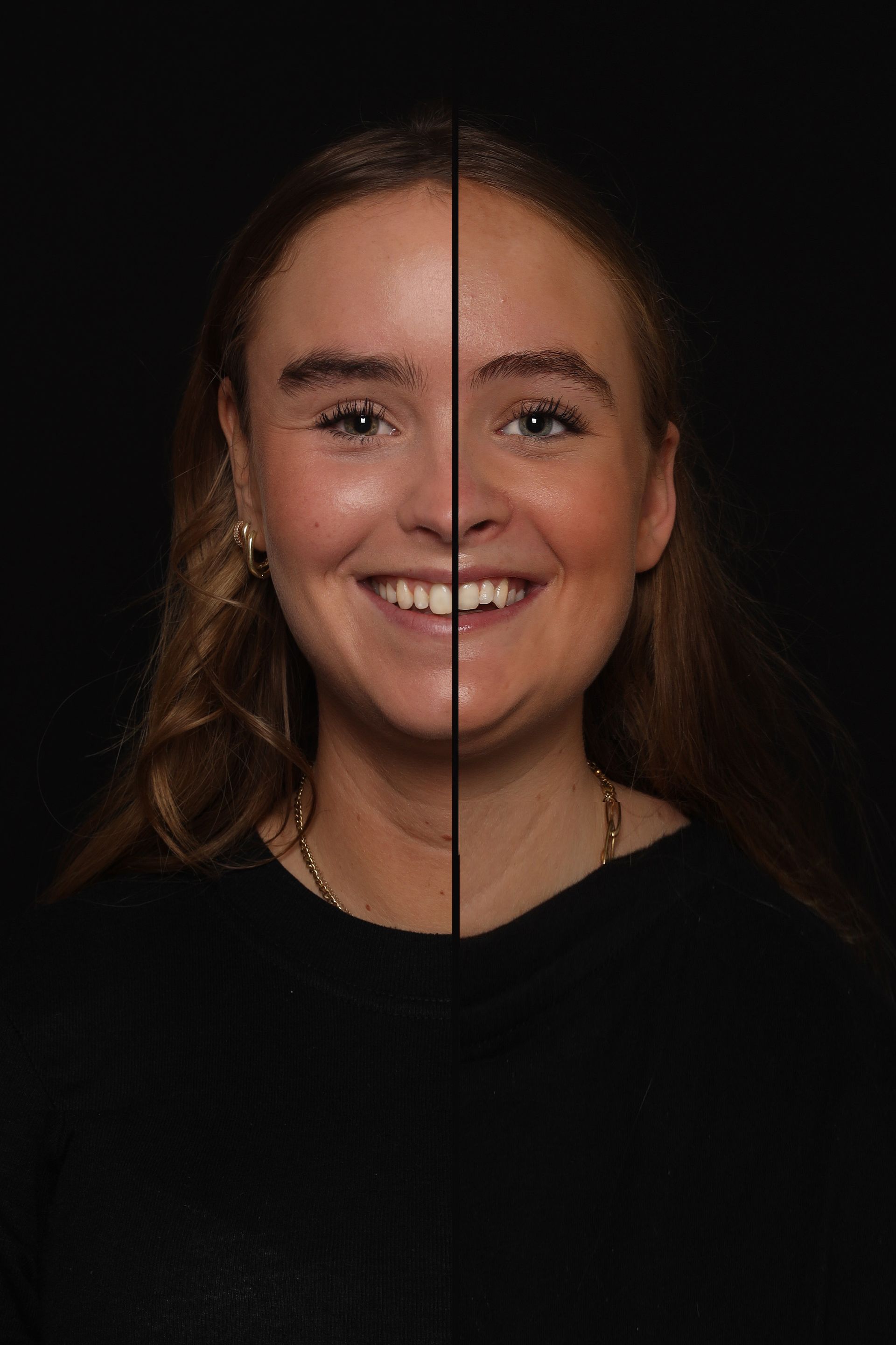 duo portret, 2 in 1 foto, 2 gezichten foto, twee in een portret,