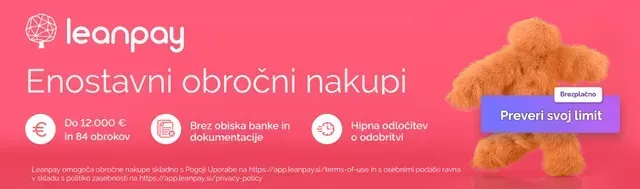 Leanpay oglas za obročno plačilo.