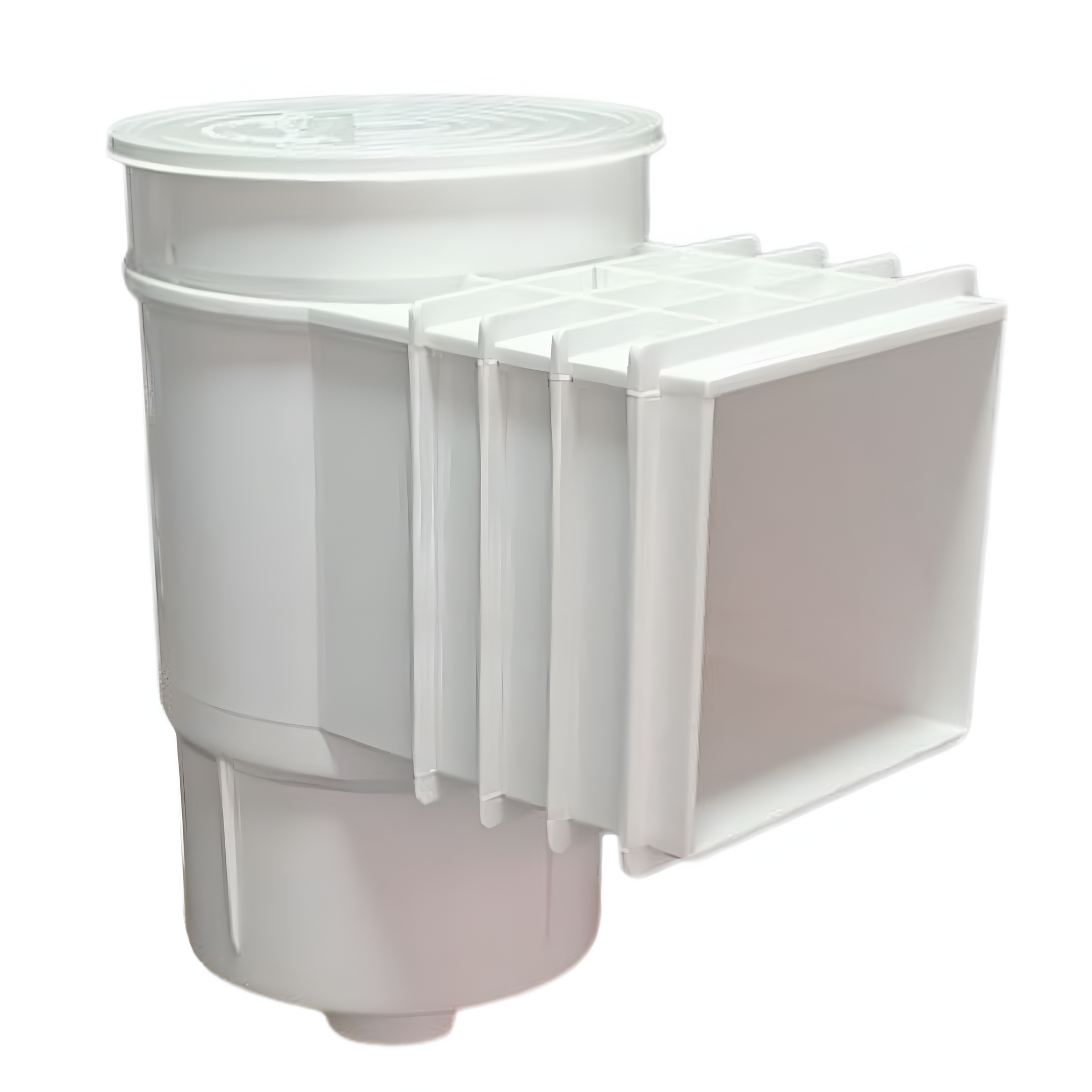 Desnatador SQ para piscinas, retiene hojas y residuos, facilitando limpieza y agua más limpia.