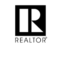 Black and white REALTOR logo with stylized “R” and the word REALTOR® below