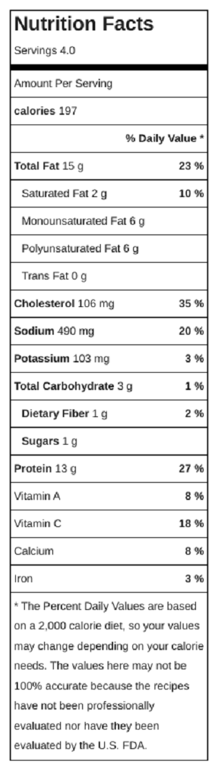 Nutrition Facts