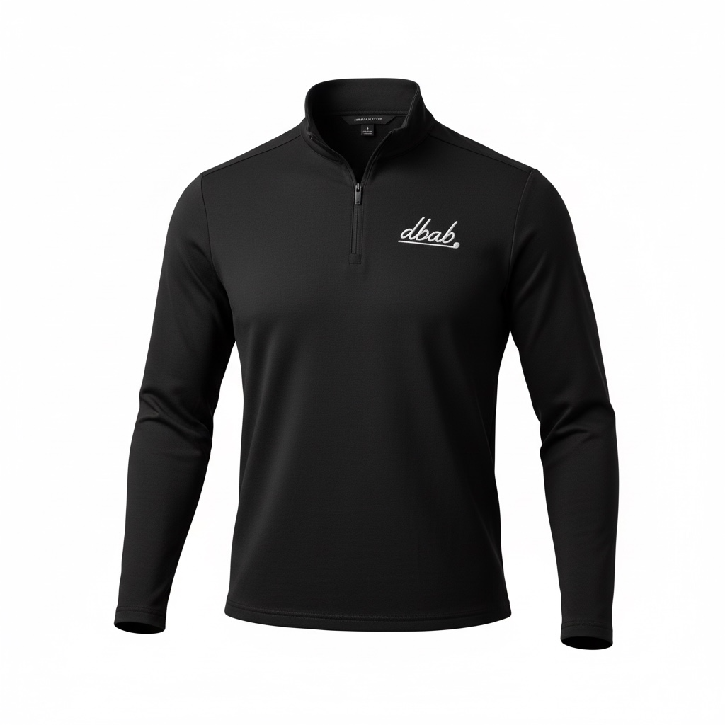 The Classic Quarter-Zip - BLACK