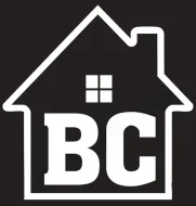 White house outline logo with &ldquo;BC&rdquo; initials on a dark background.
