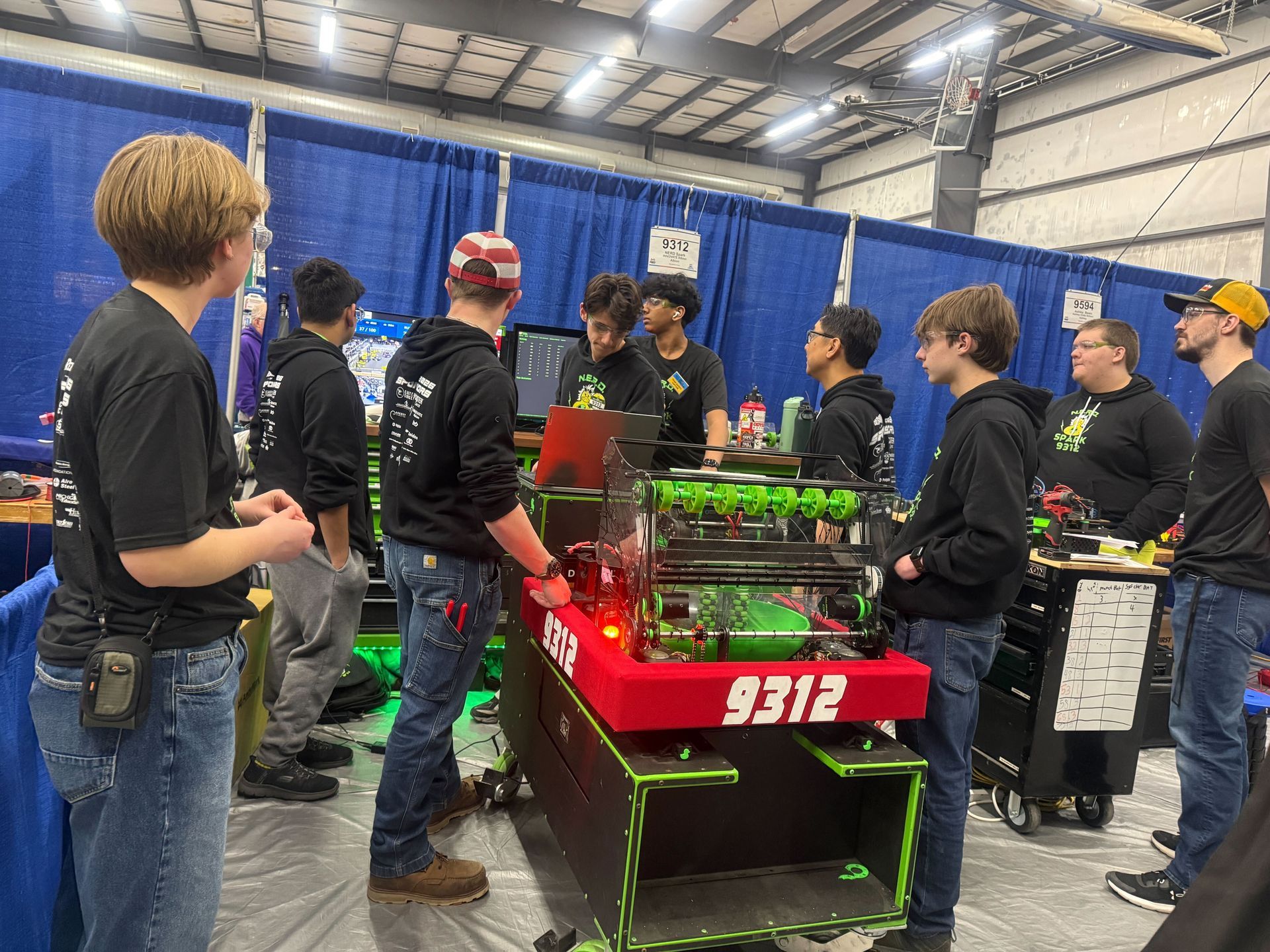 INNOVATE Albion High school team in action