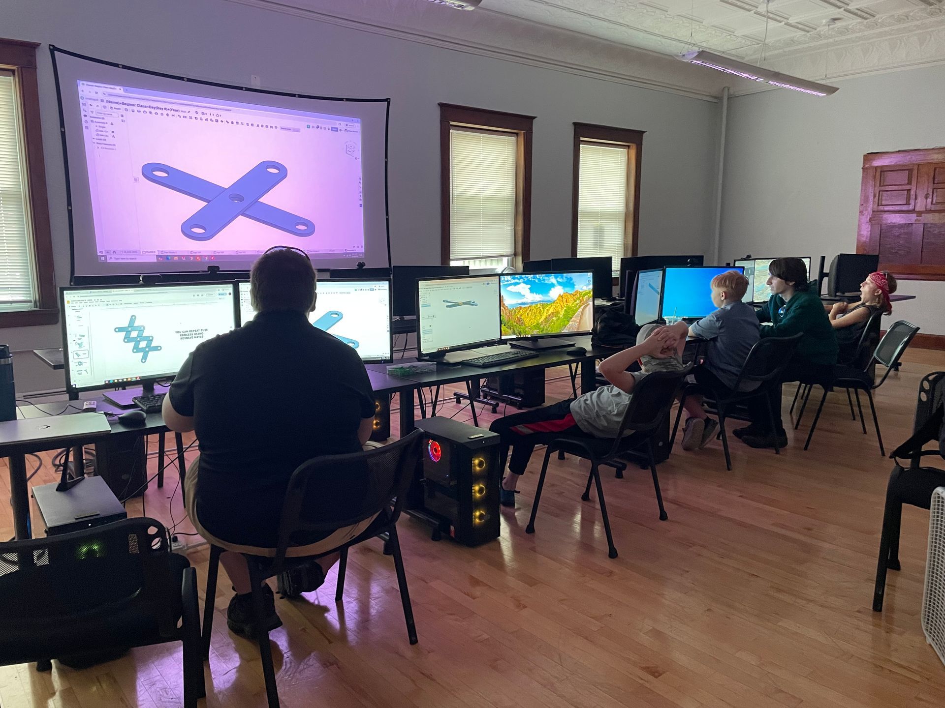 INNOVATE Albion High classroom