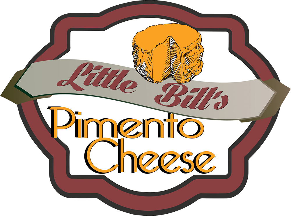 A logo for little bill 's pimento cheese
