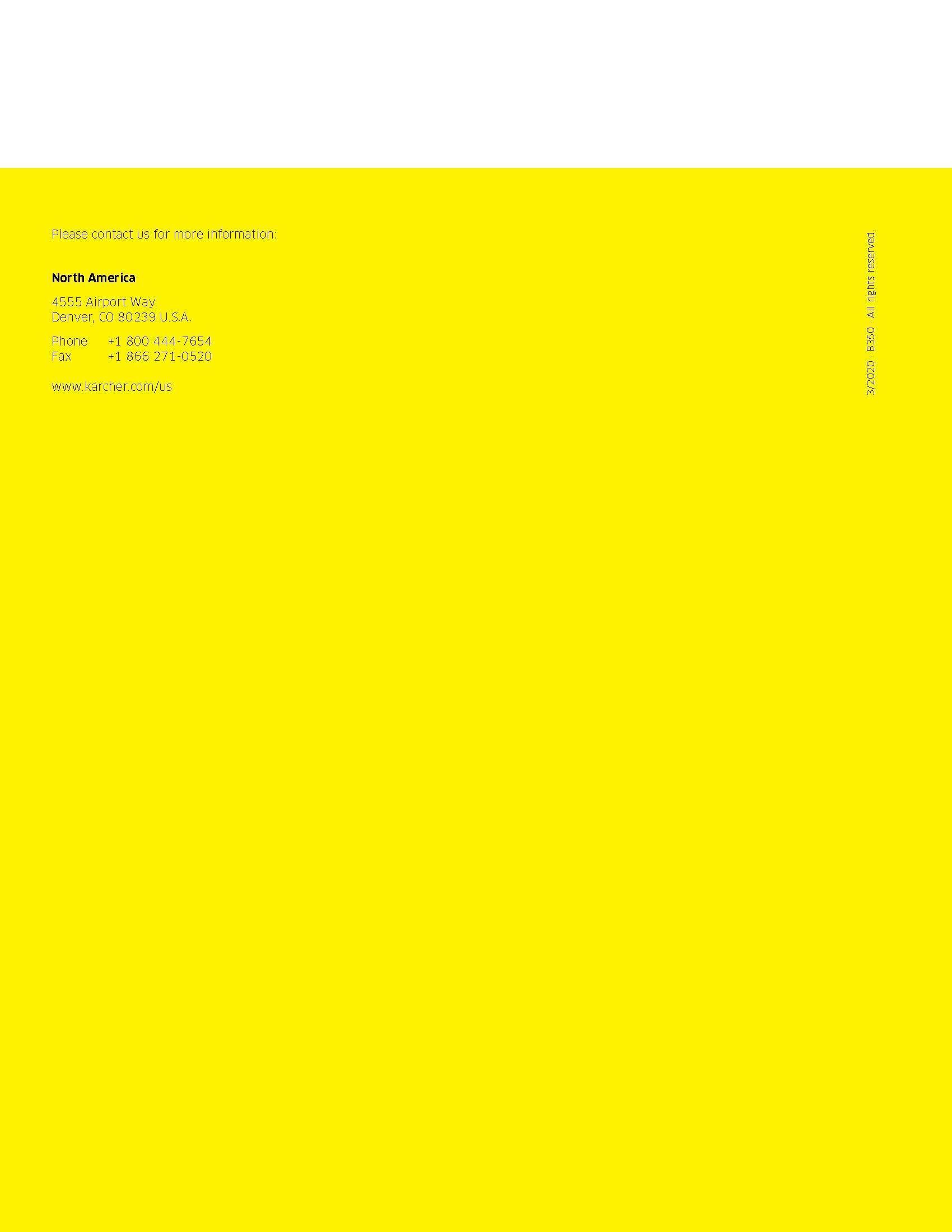 Bright yellow poster with small black text in the top-left and right margins.