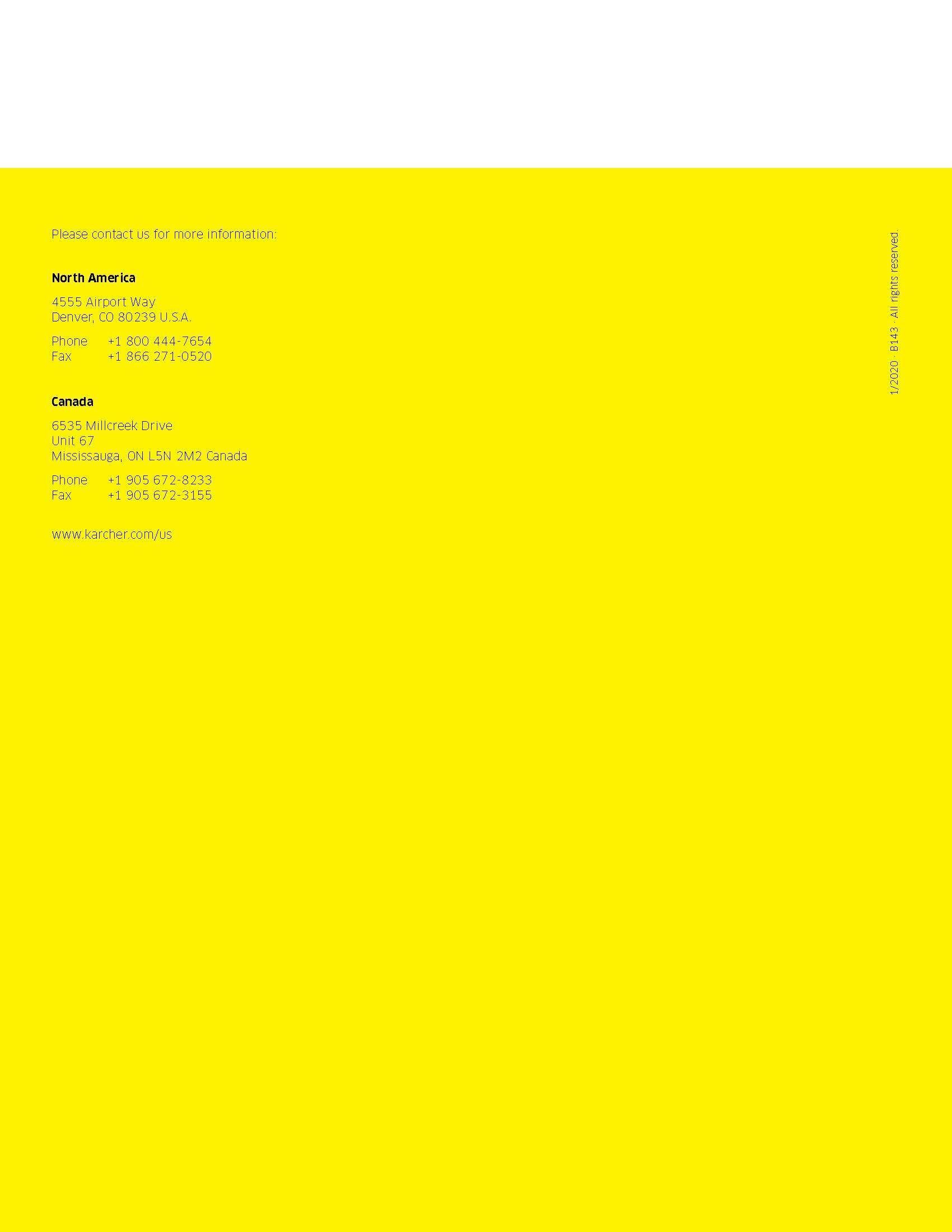 Bright yellow page with small black text blocks in the upper left and a thin vertical line on the right.