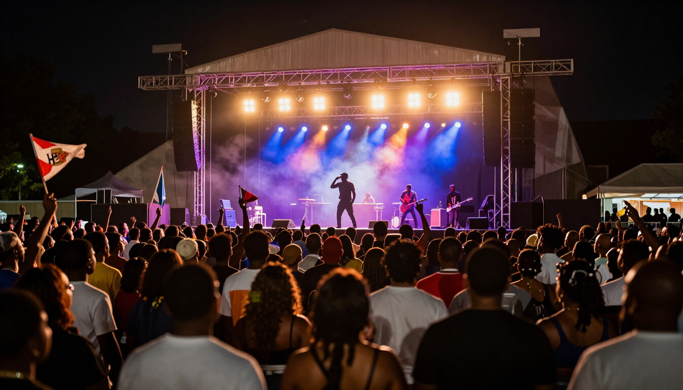 Howard Homecoming concert crowd