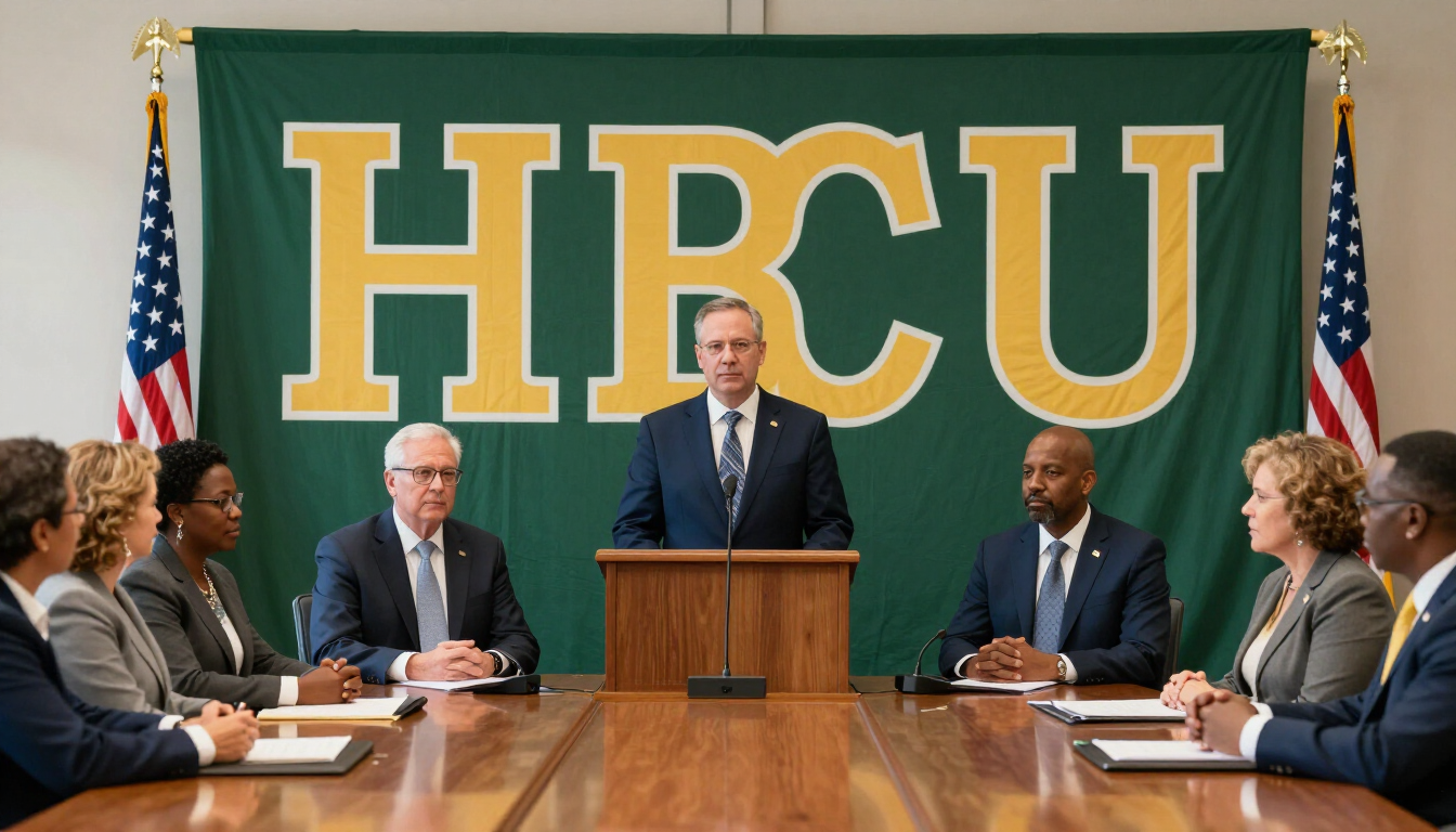 HBCU officials at news conference