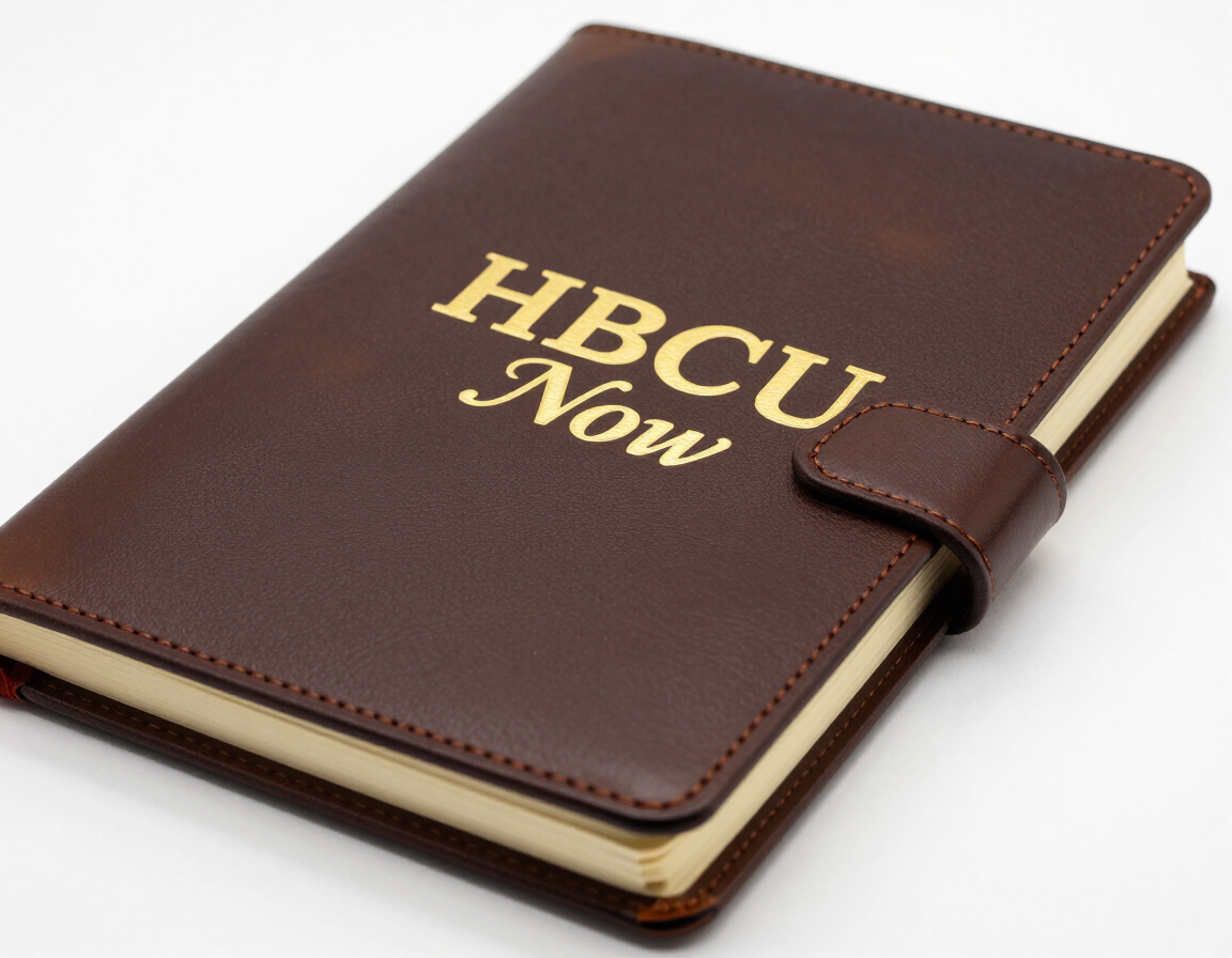 HBCU Branded Leather Notebook