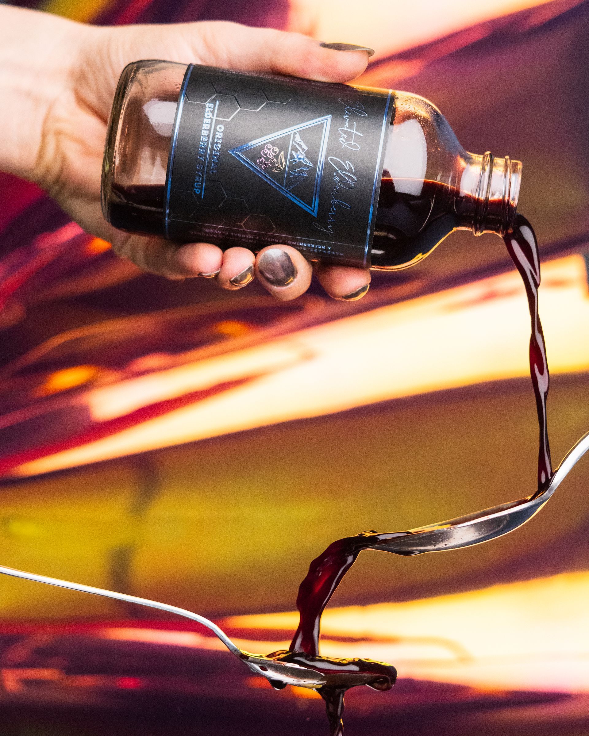 Elevated Elderbery Syrup Pour Spoon 
