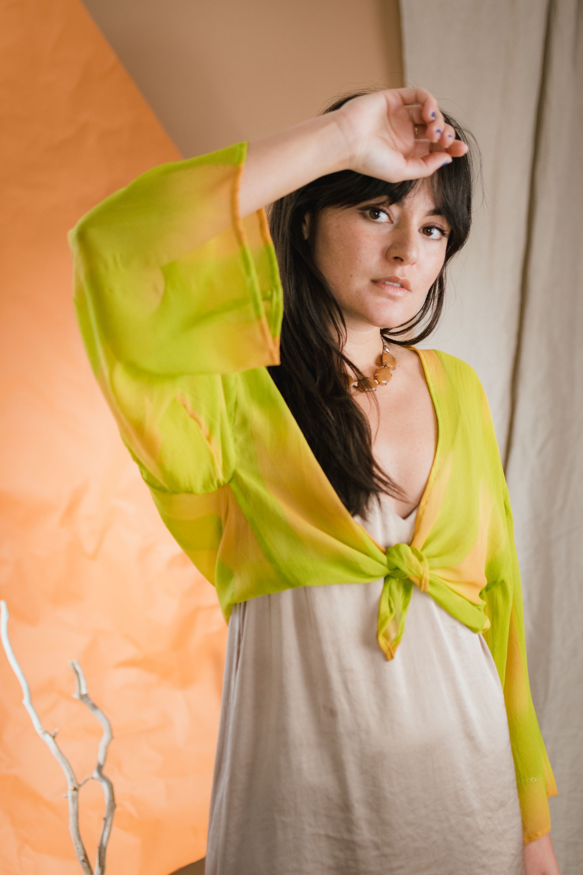 ARAE handmade and dyed silk garments 