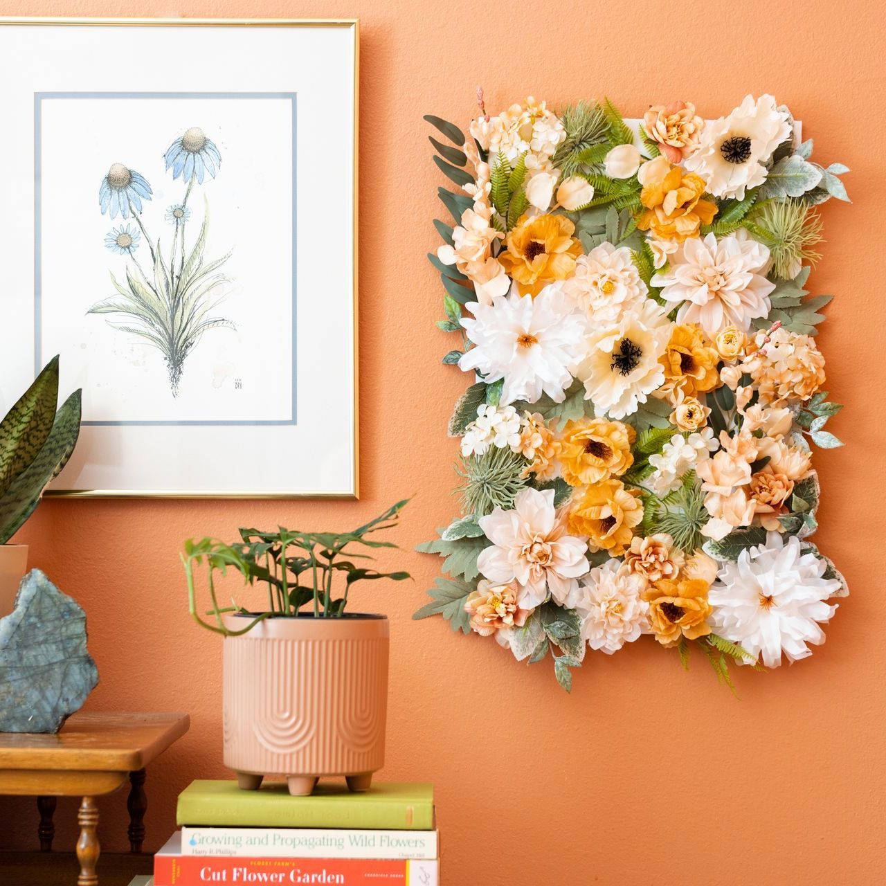 The Spruce How to Make a DIY Flower Wall