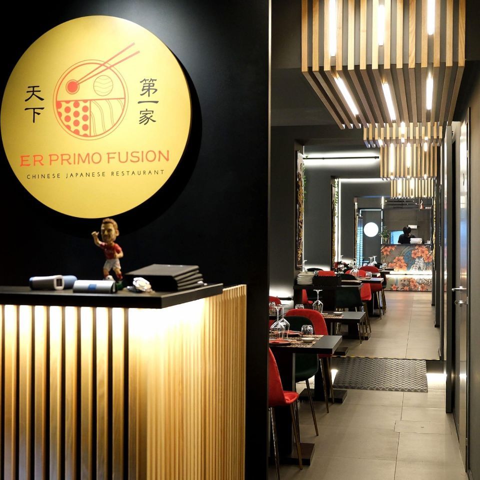 Entrance to the restaurant