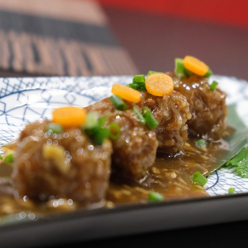Piatto cinese a base di carne