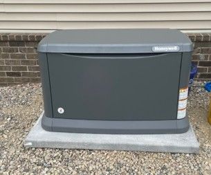 Honeywell, outdoor standby generator installed Honeywell, outdoor standby generator installed