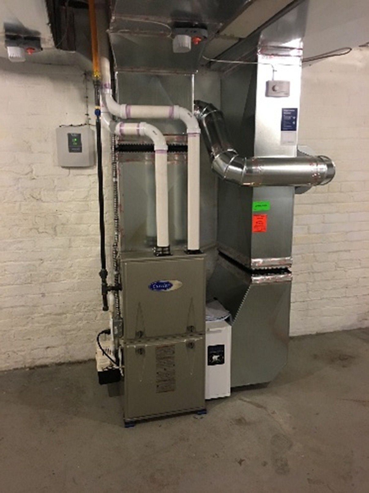 Installation: Furnace, humidifier, IWave air purifier Installation: Furnace, humidifier, IWave air purifier