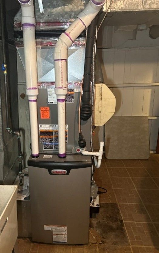 Family Heating, Cooling, & Electrical Lennox furnace installation