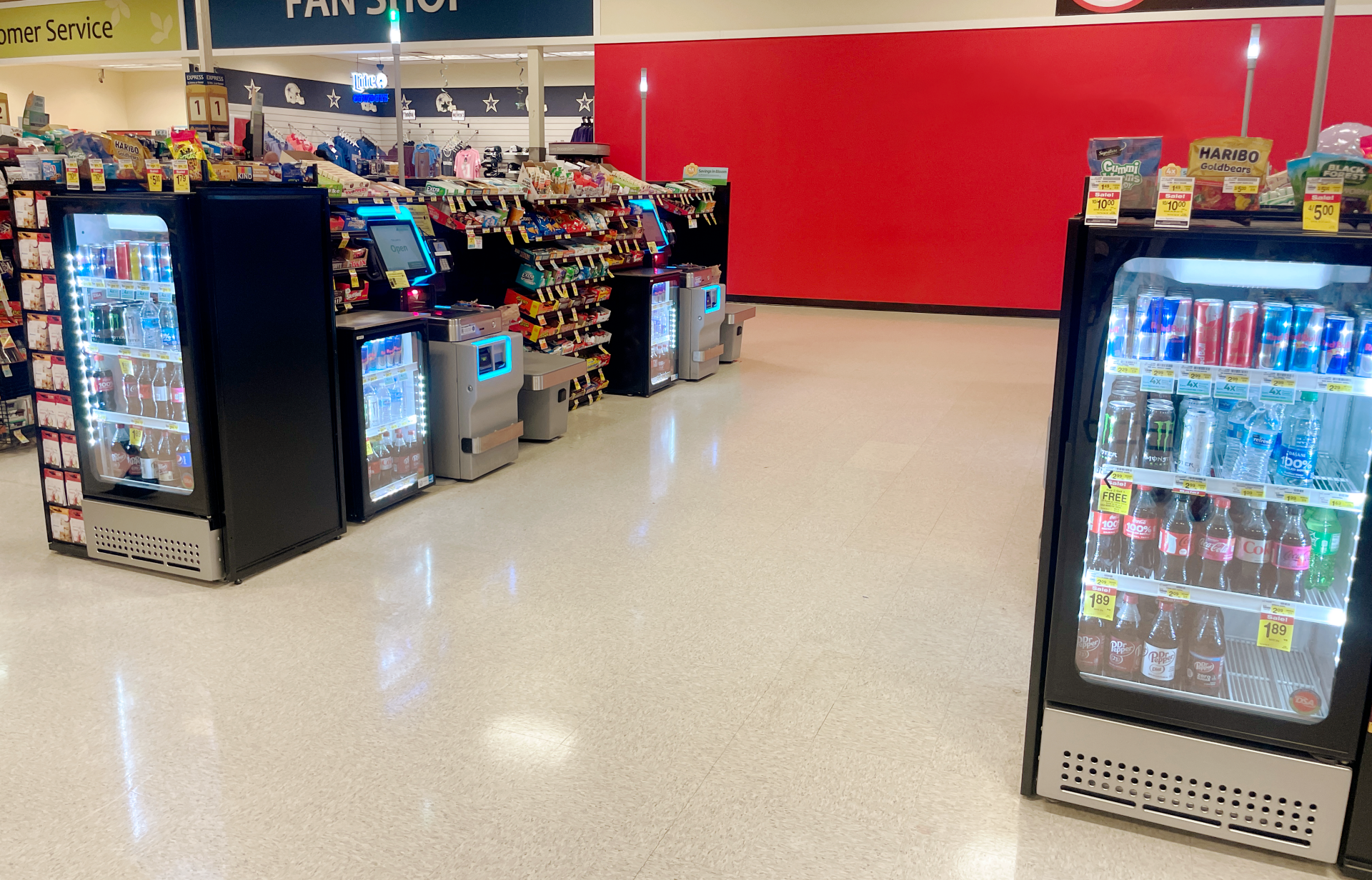Good execution of Self-checkout 