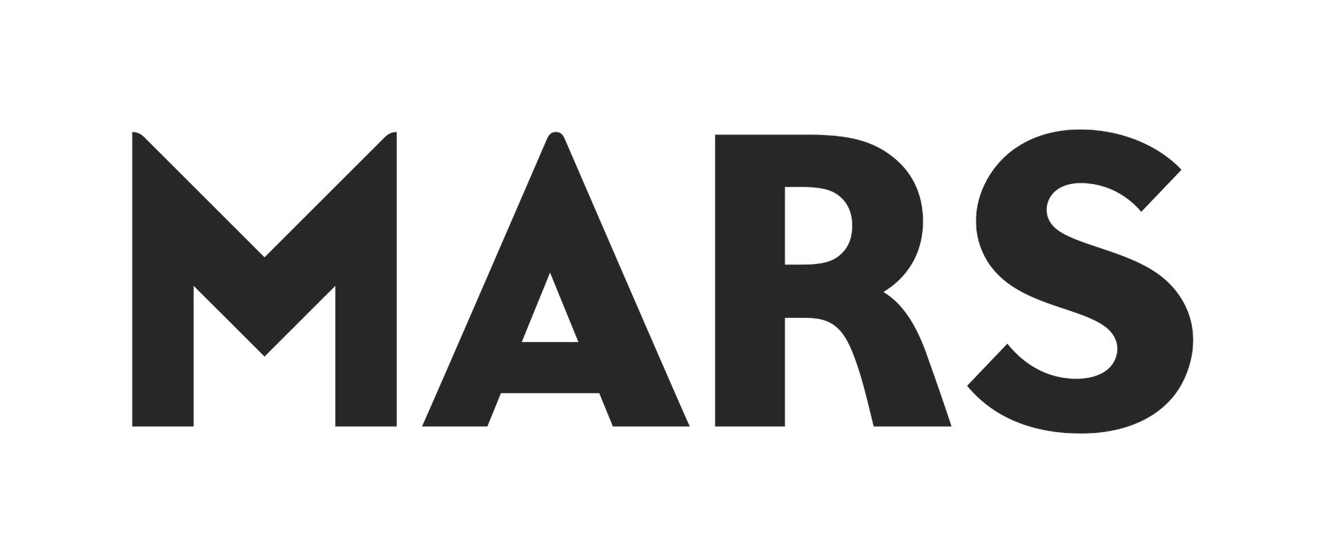 The word mars is written in blue letters on a white background.