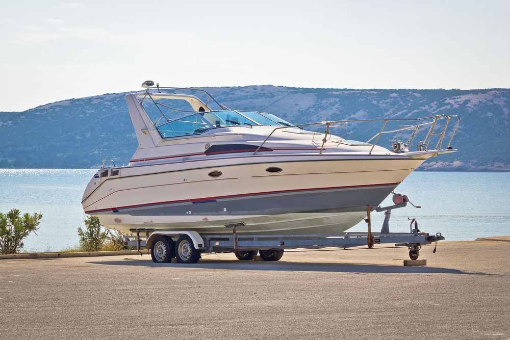 Boat on a Trailer — Rod's Engineering & Lifetime Trailers in Bli Bli, QLD