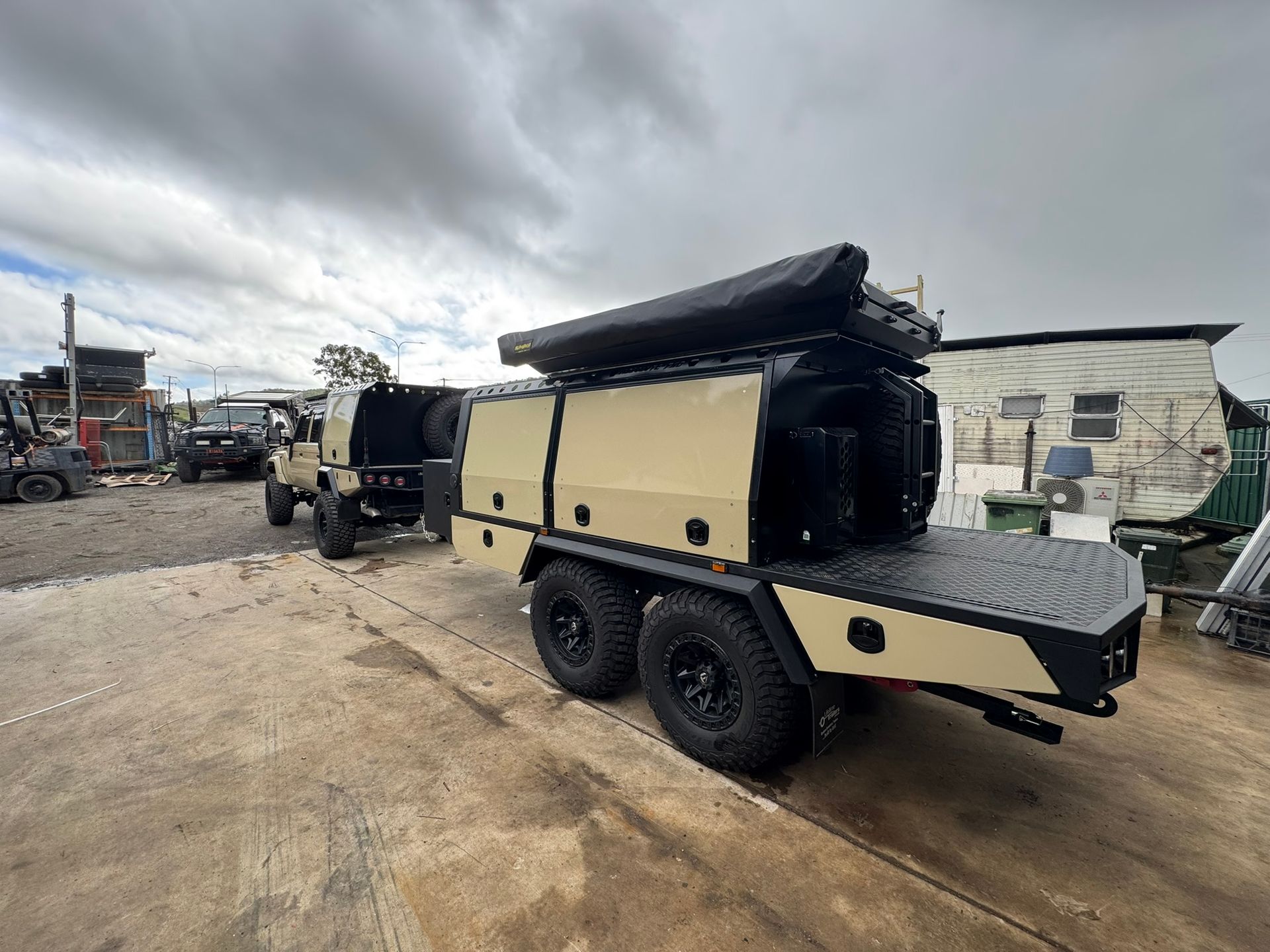 Silver Pickup Truck With Aluminum Canopy — Rod's Engineering & Lifetime Trailers in Bli Bli, QLD