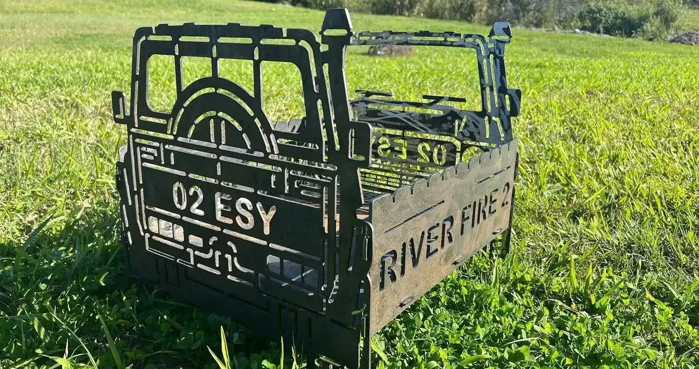 Metal Fire Pit Shaped Like a Truck — Rod's Engineering & Lifetime Trailers in Bli Bli, QLD