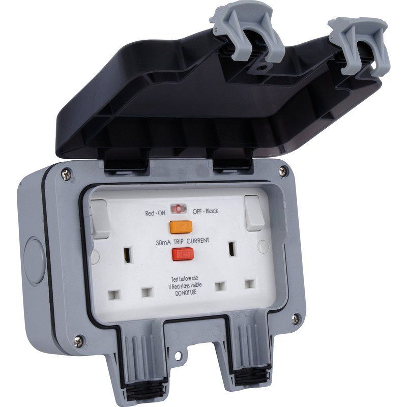Aberdeen Electricians External Twin Rcd Sockets