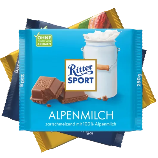 Ritter Sport 250g Schokolade Verpackungen