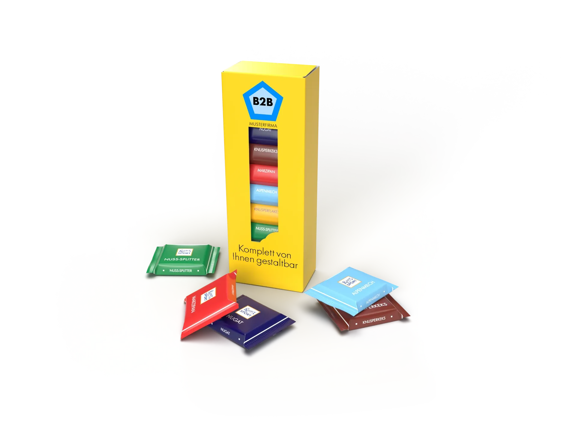 Ritter Sport B2B individualisierbarer mini Turm