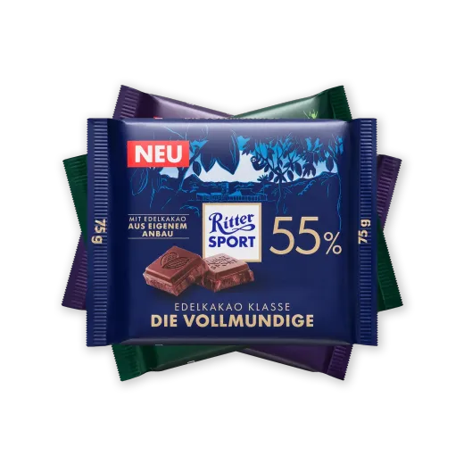 Ritter Sport 100g Schokolade Edel Kakao Klasse Verpackungen