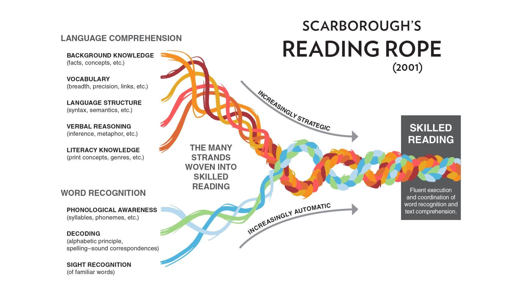 A diagram of scarborough 's reading rope group