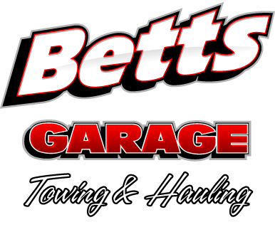 Betts Garage logo representing professional towing, hauling, and mechanical services.