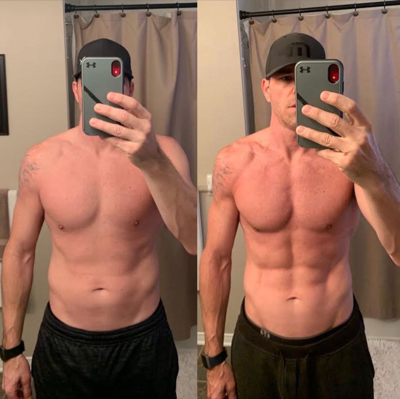 before and after transformation.