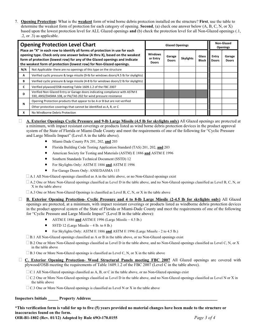 Document with table and text outlining a planning process.