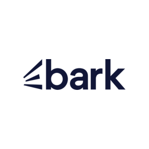 Bark logo: dark blue word
