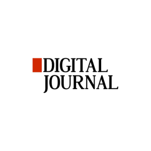 Digital Journal logo with red square and black text.
