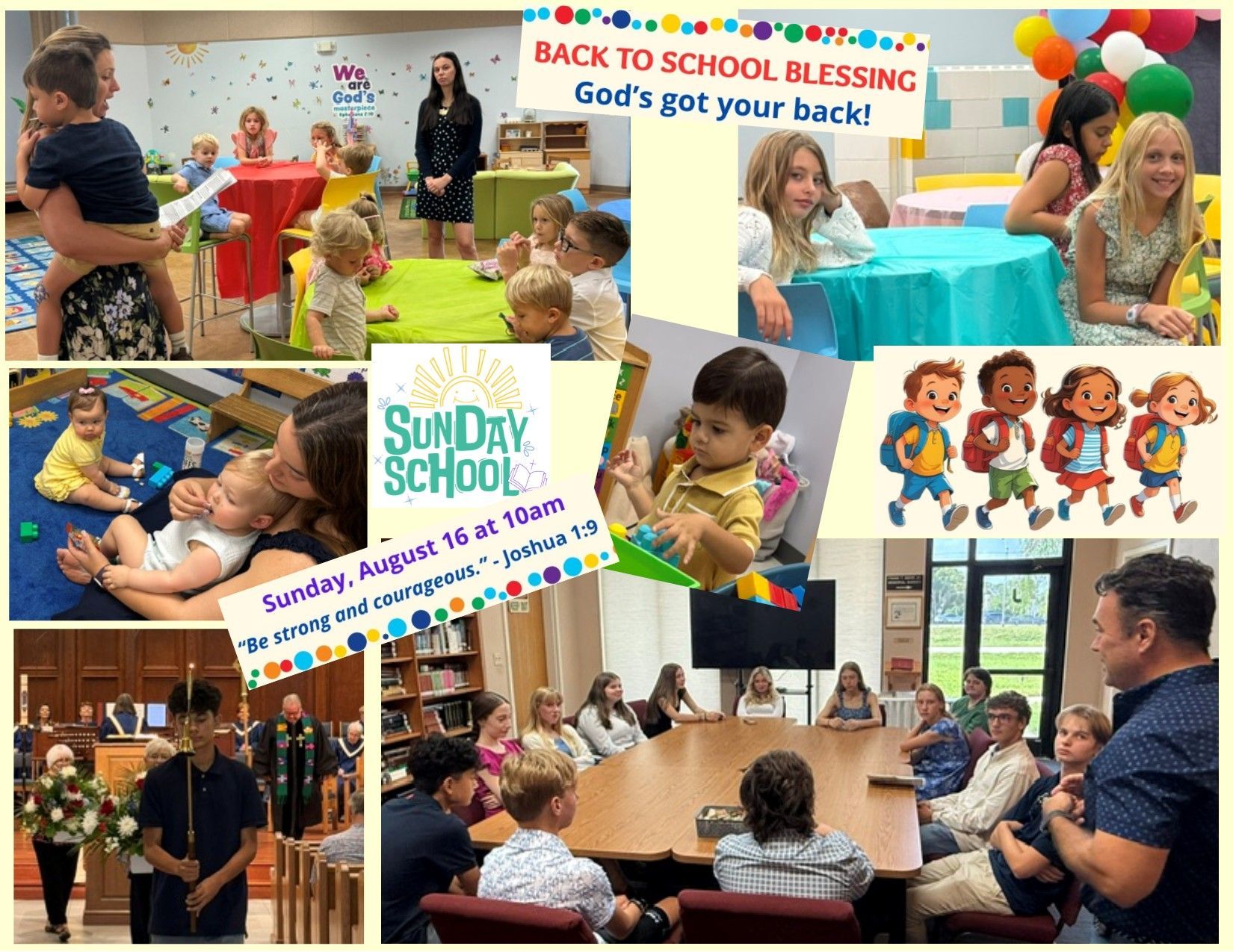 Sunday School Collage