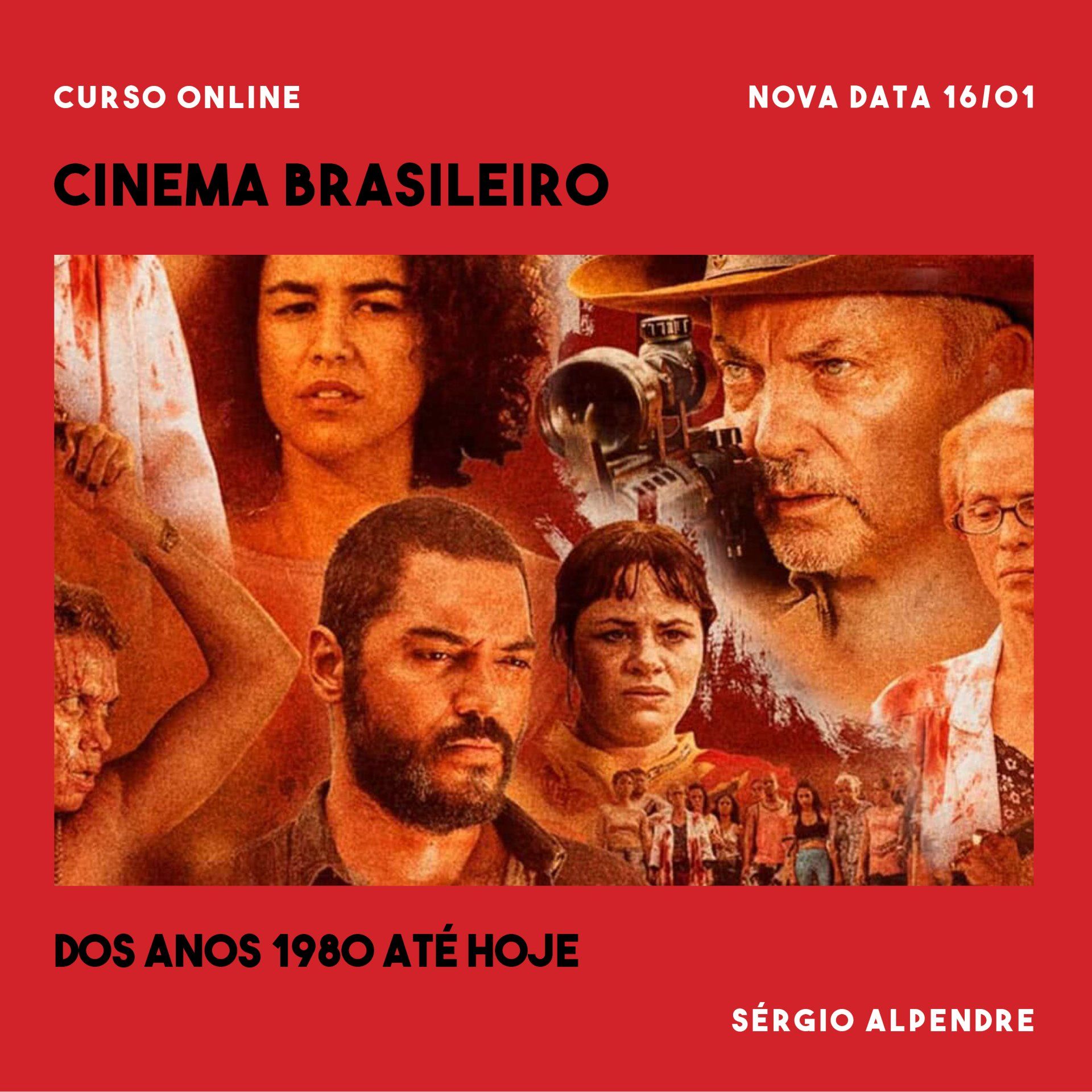 A movie poster for cinema brasileiro from 1980