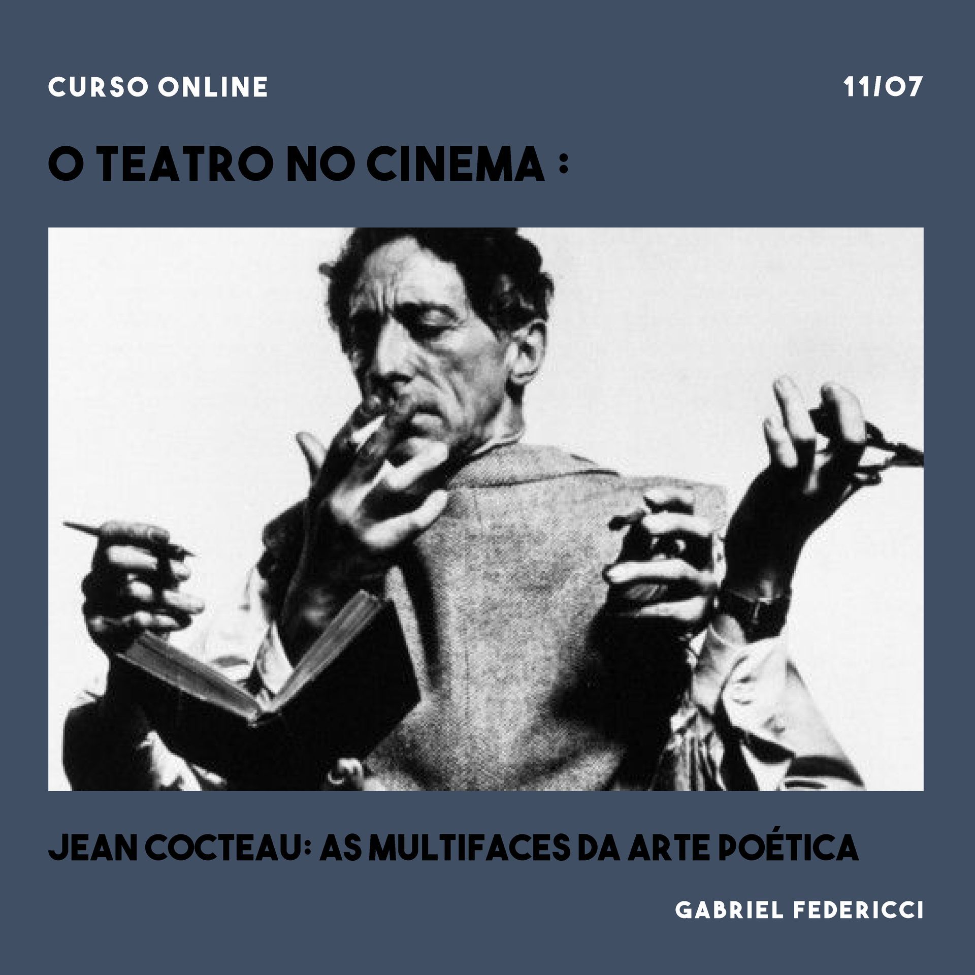 Uma foto em preto e branco de um homem lendo um livro