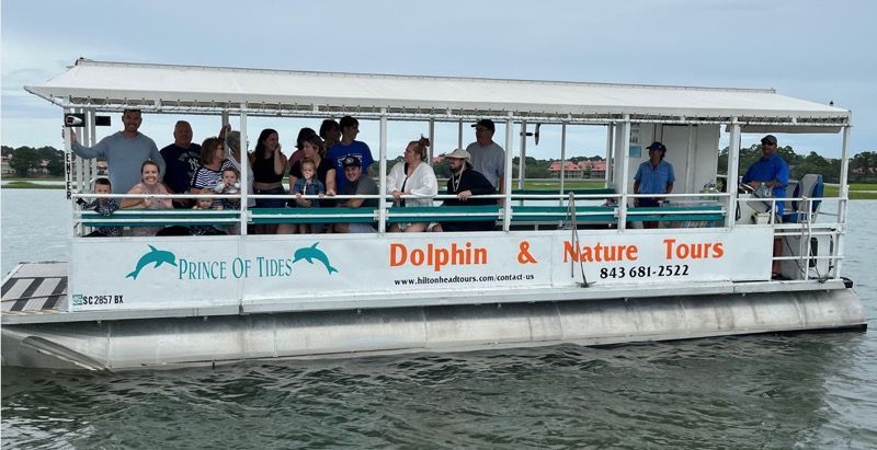 Pince of Tides Dolphin tour boat in Hilton Head Island