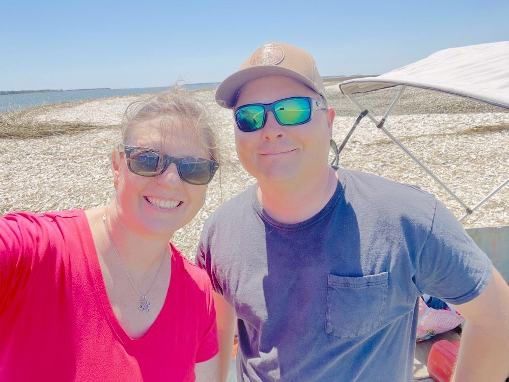 Captain Ted and wife Katie, Dolphin & Nature Tour, Hilton Head, SC