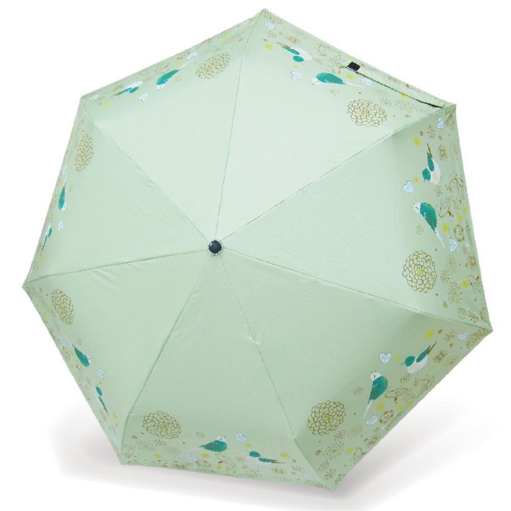 01-580057 - 抗UV - 降溫 - 安全自動開收雨傘 - 愛情鳥