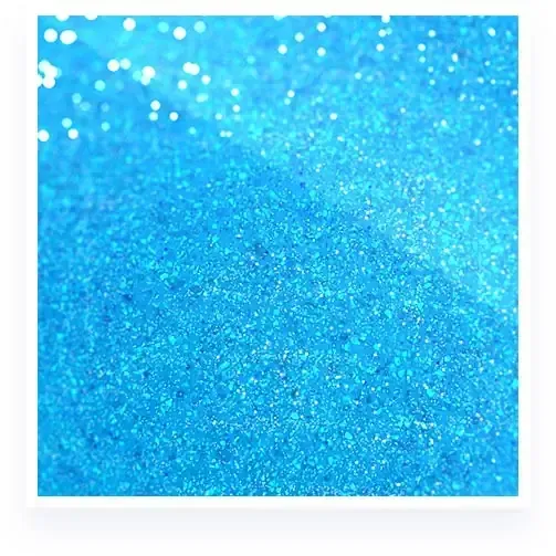 Blue glittery textured background with sparkling highlights